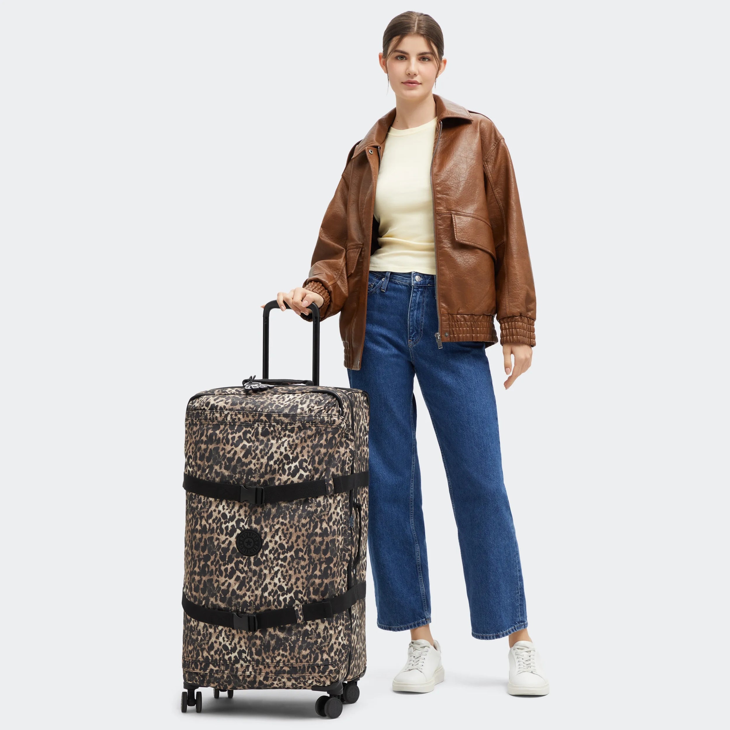 Spontaneous Large Printed Rolling Luggage - Image 2