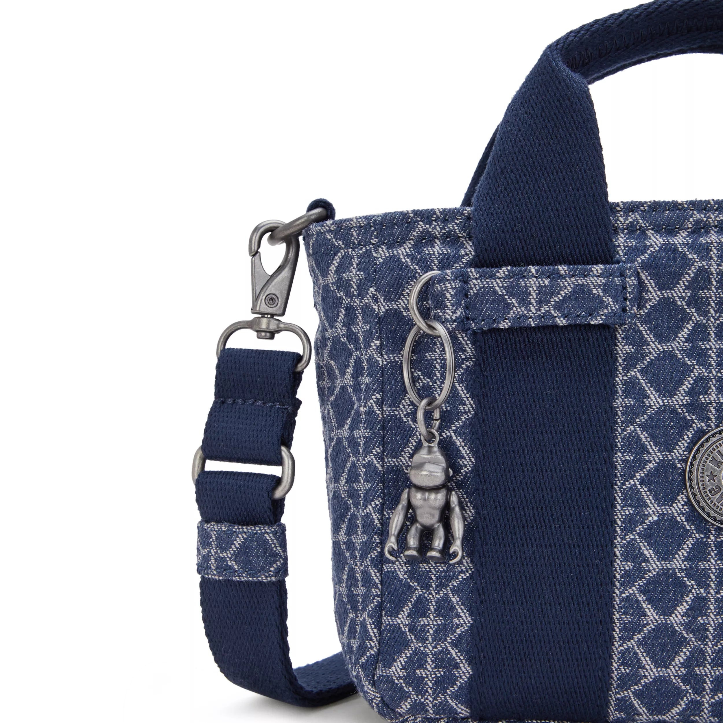 Ritta Mini Printed Denim Shoulder Bag - Image 6