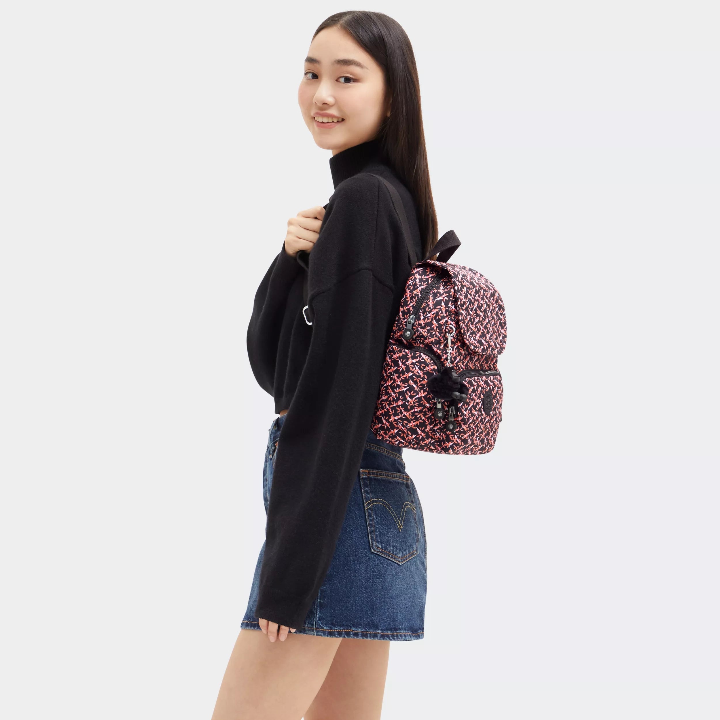 City Zip Mini Printed Backpack - Image 2