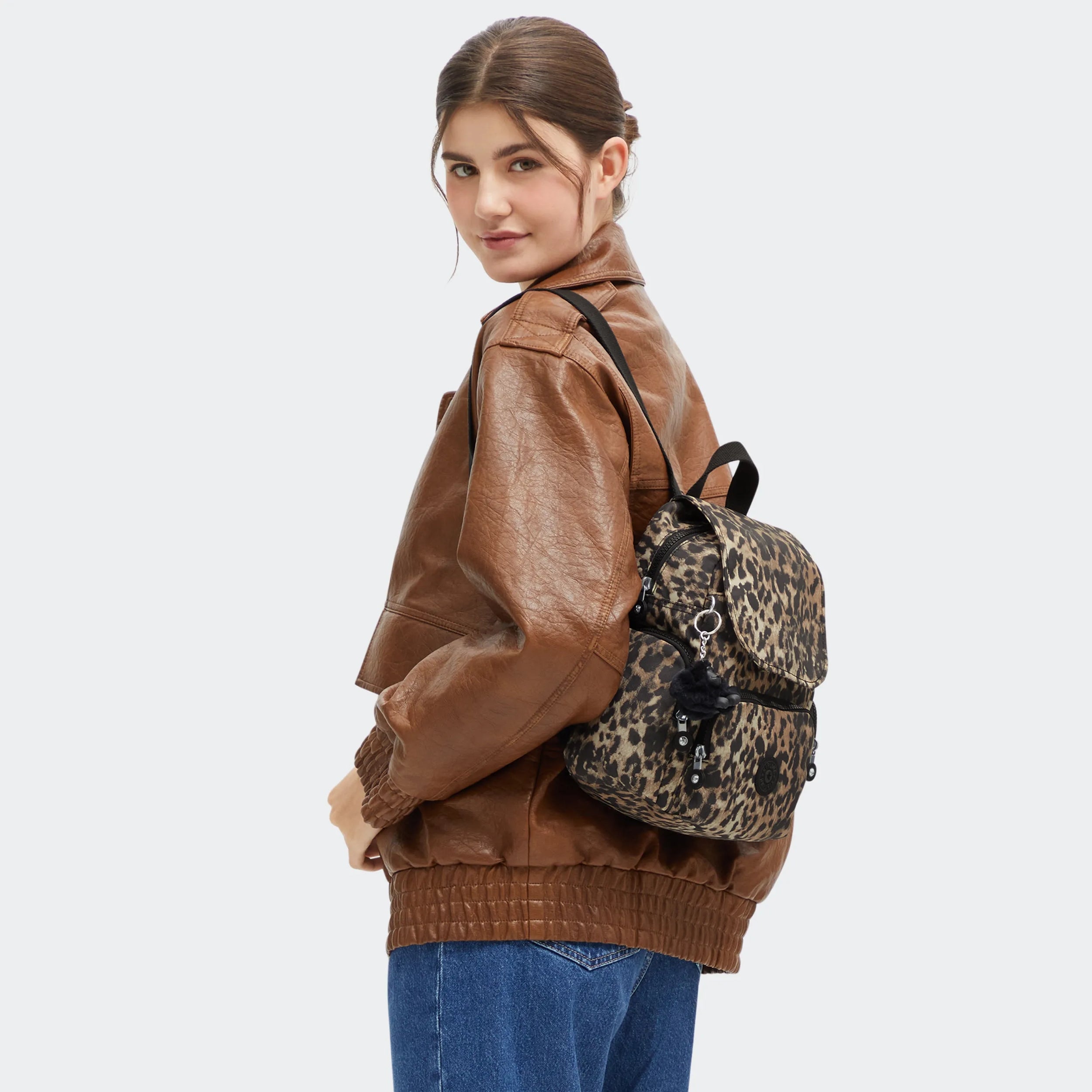 City Zip Mini Printed Backpack - Image 2