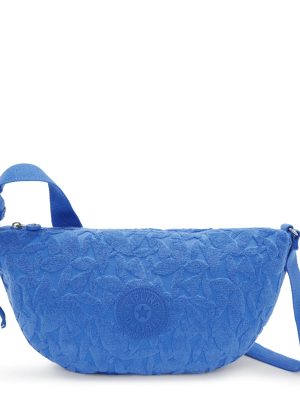 Julisa Terry Cloth Crescent Crossbody Bag