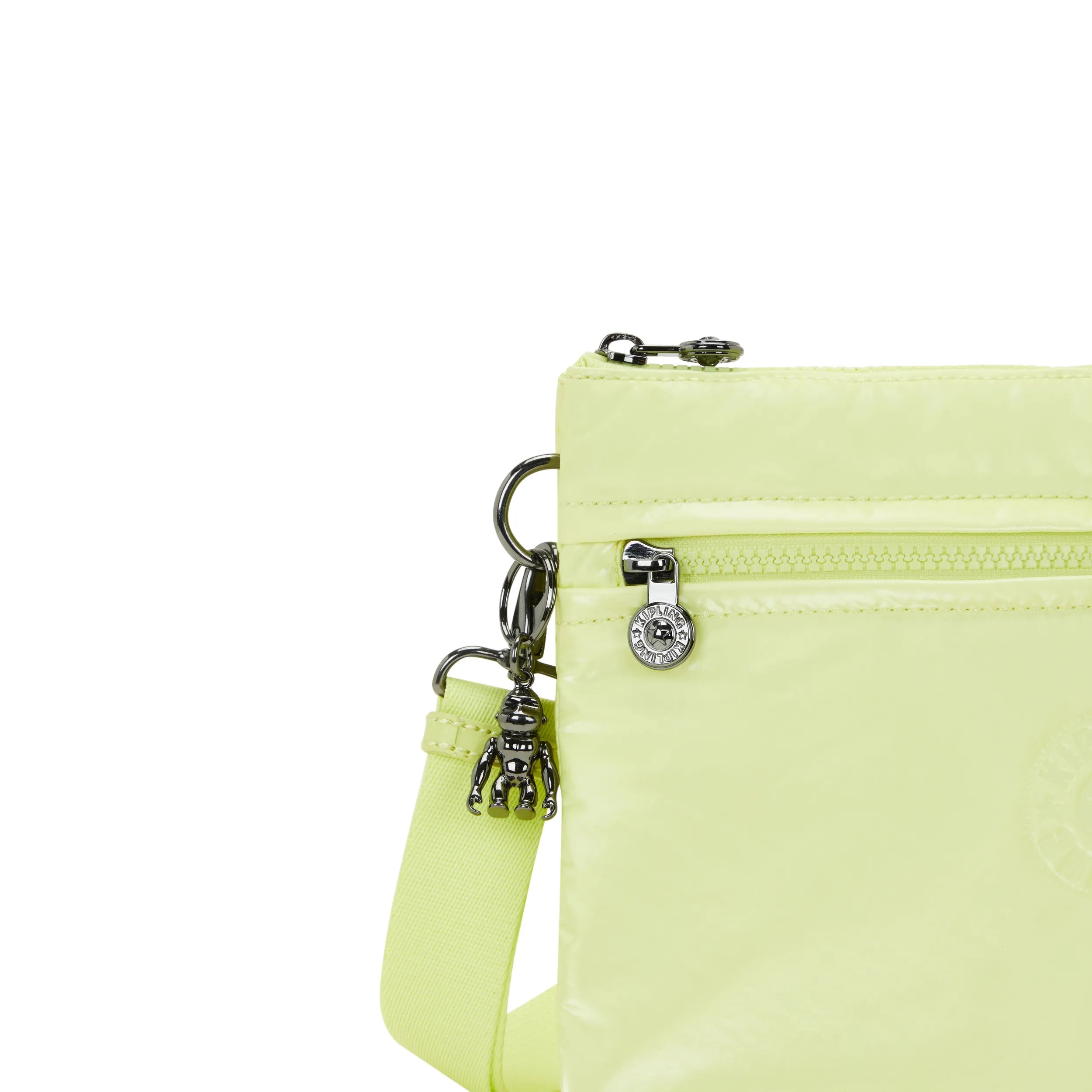 Riri Large Zip Lacquered Crossbody Bag - Image 6