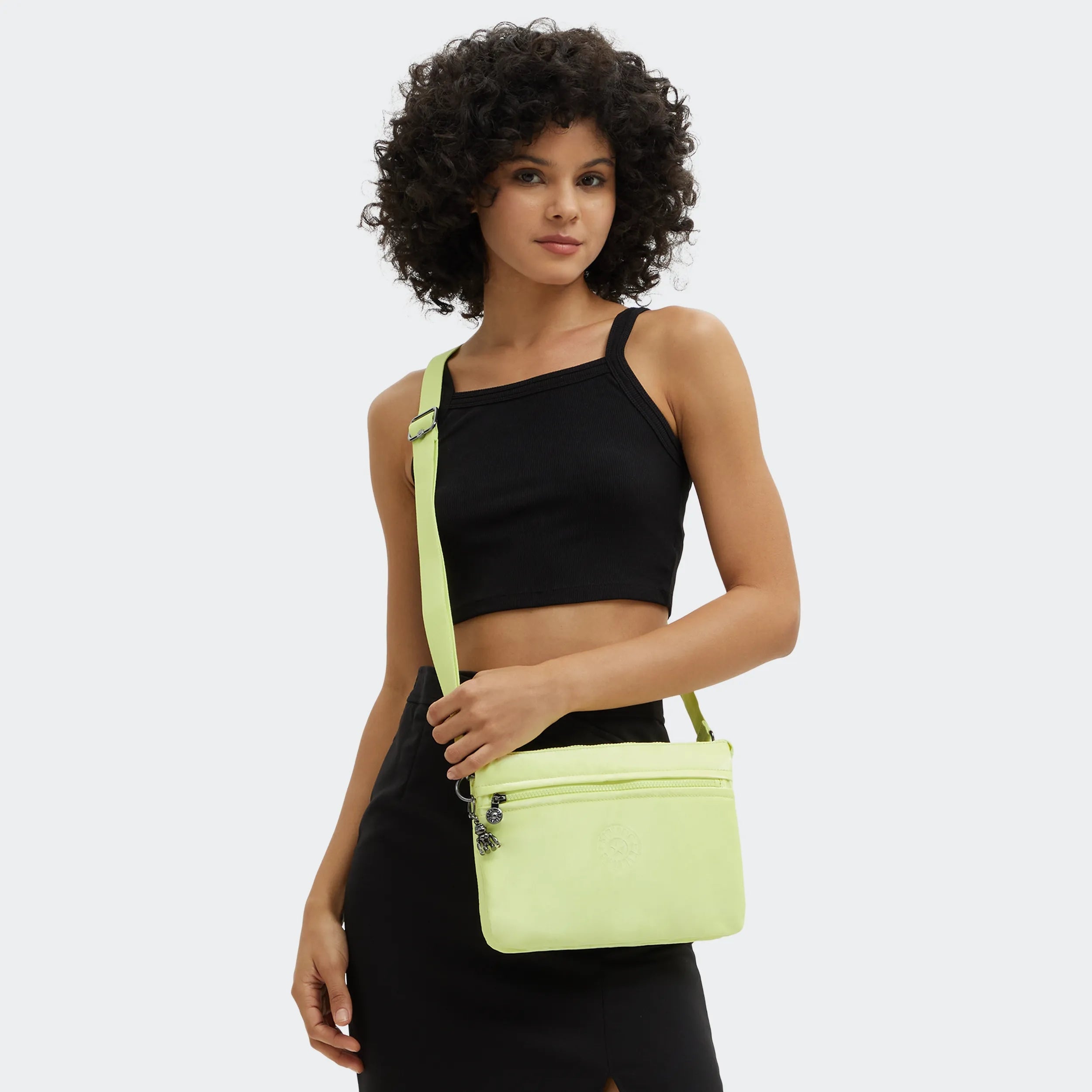 Riri Large Zip Lacquered Crossbody Bag - Image 7