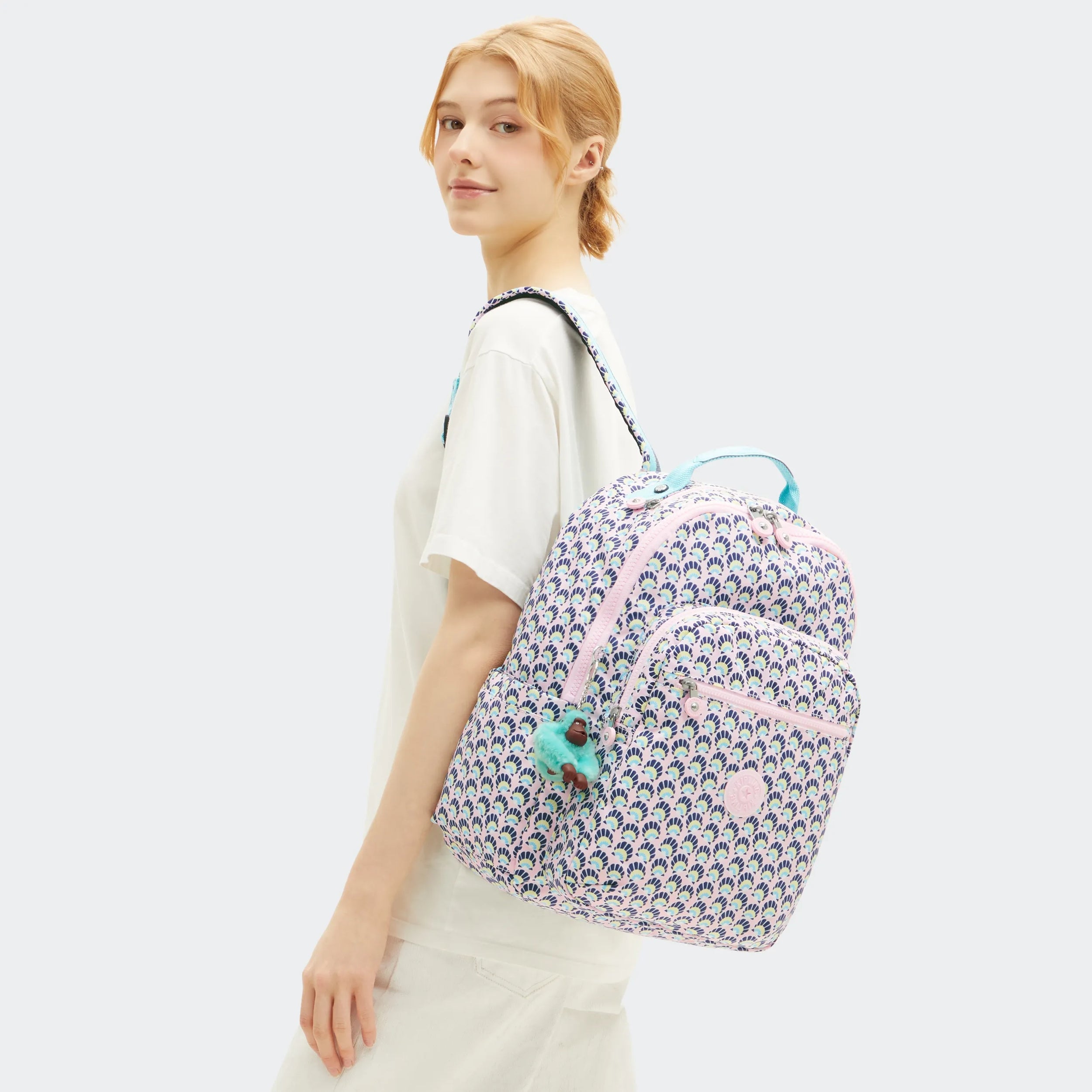 Seoul Large Printed 15 Laptop Backpack - Image 2