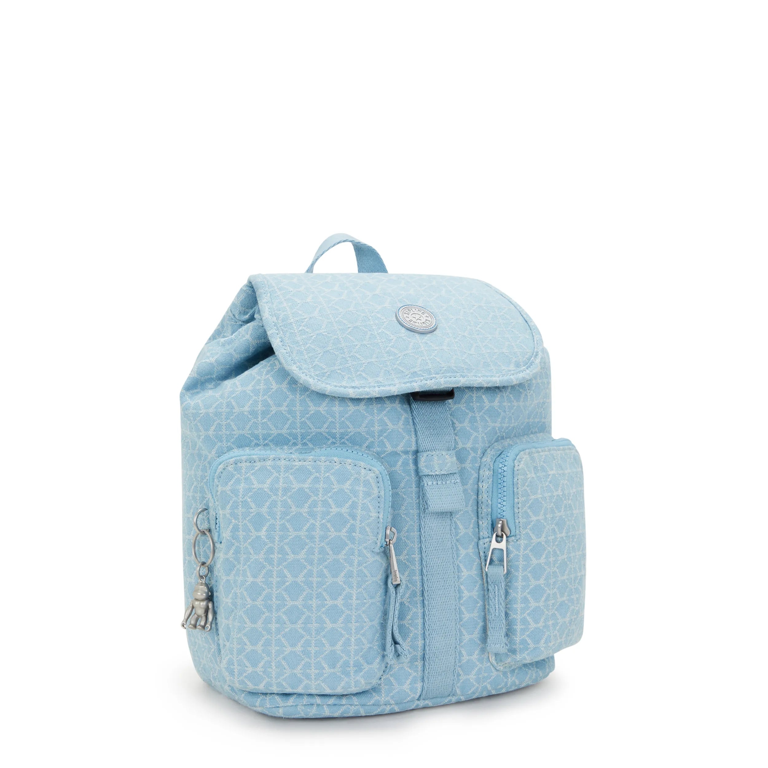 Anto Small Printed Denim Backpack - Image 5