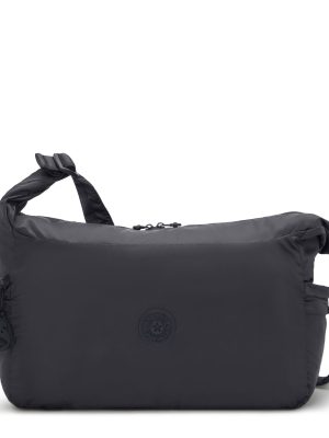 Gwyn Smooth Satin Shoulder Bag