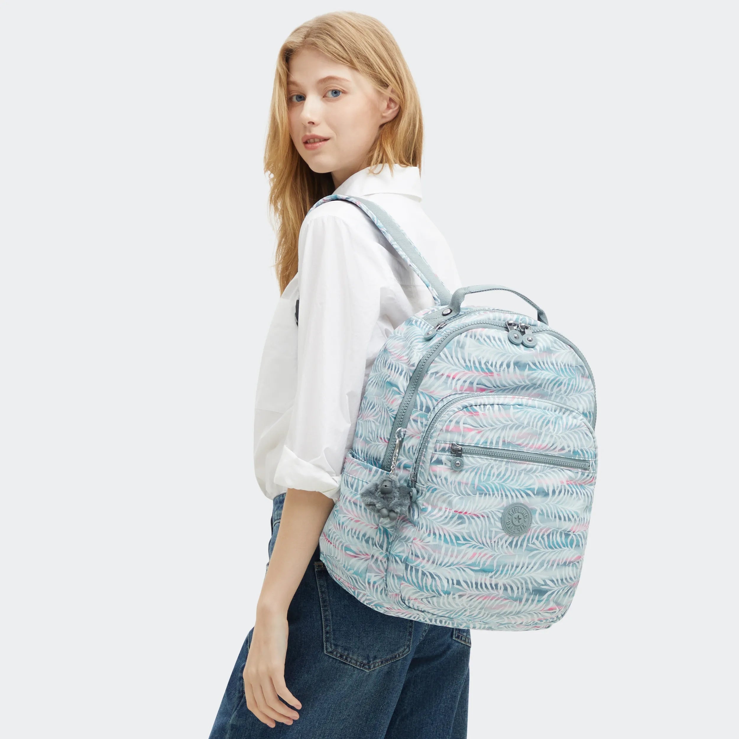 Seoul Large Printed 15 Laptop Backpack - Image 2
