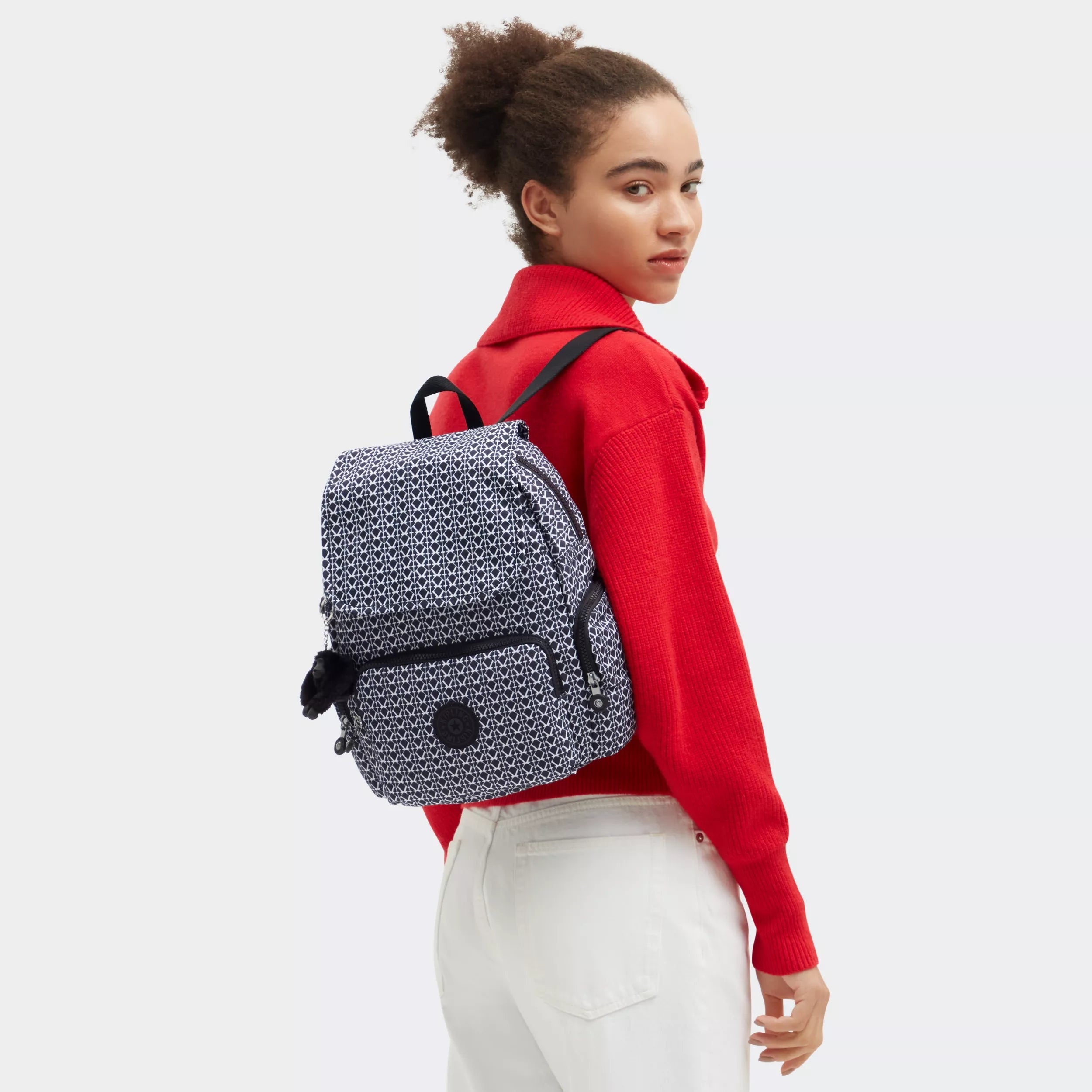 City Zip Small Printed Backpack - Image 2
