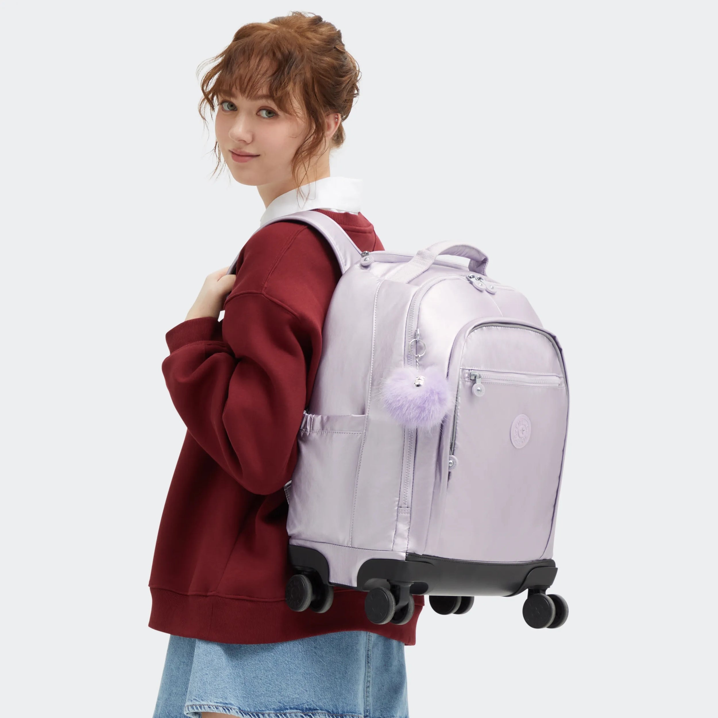 New Zea Metallic 15 Laptop Rolling Backpack - Image 7