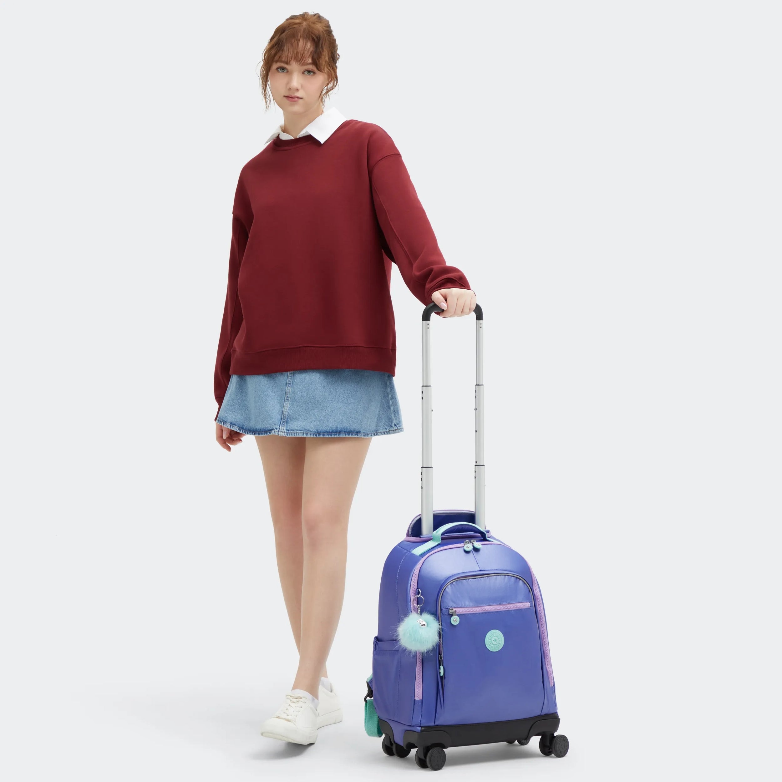 New Zea Metallic 15 Laptop Rolling Backpack - Image 2