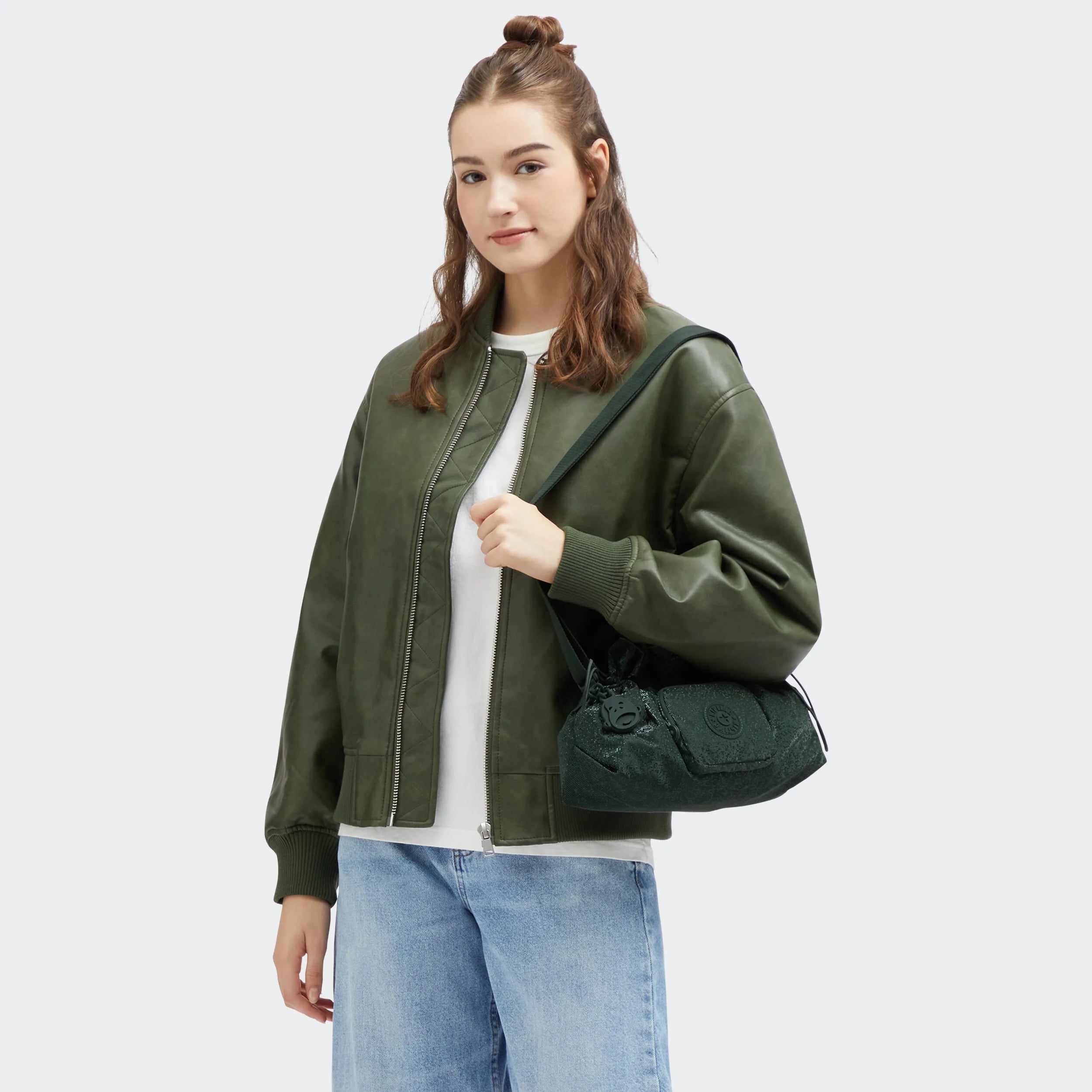 Elza Smooth Satin Crossbody Bag - Image 2